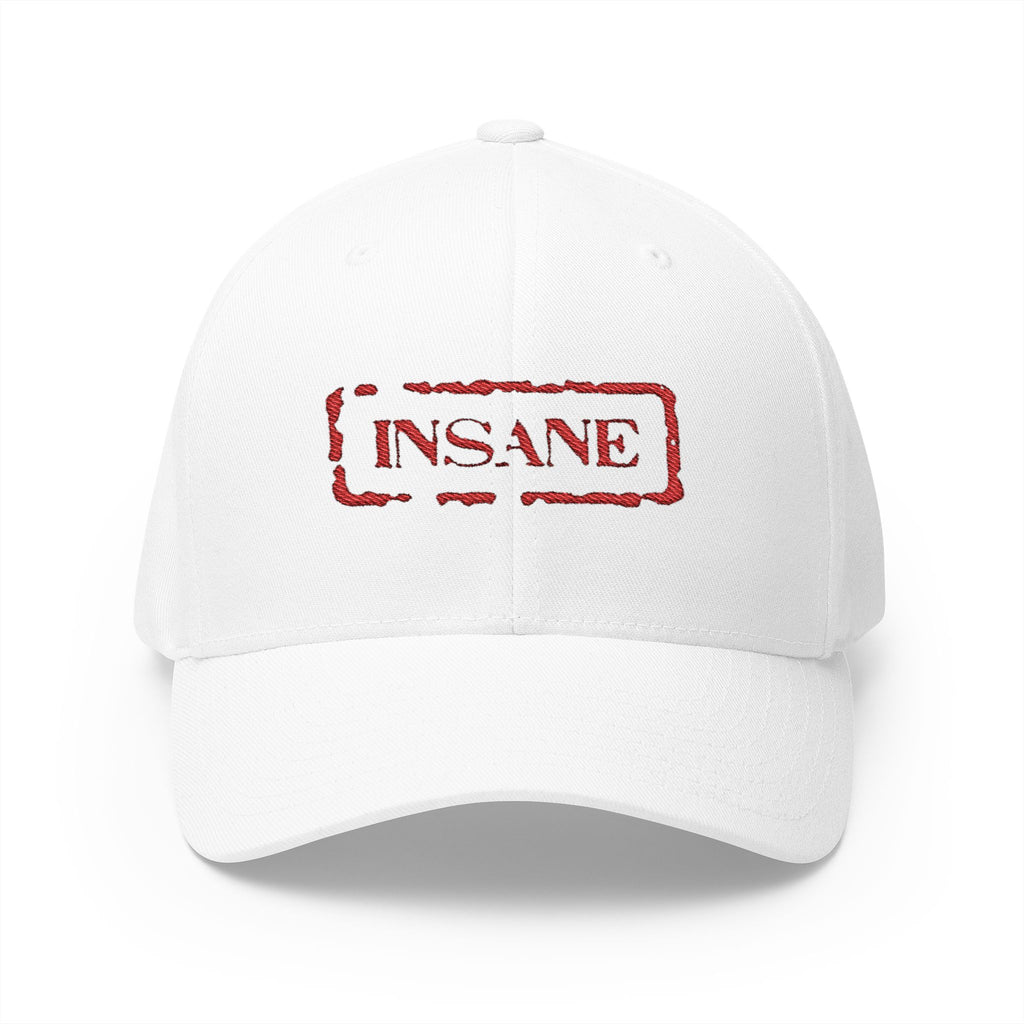 Insane Embroidered Cap - Distressed Red Stamp Hat