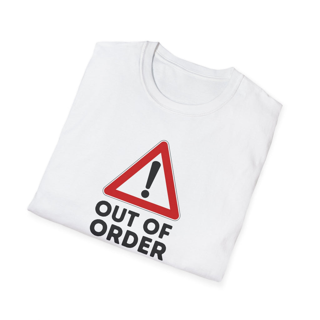 Hazardy "Out of Order" Warning Sign Tee — Hazardy Back