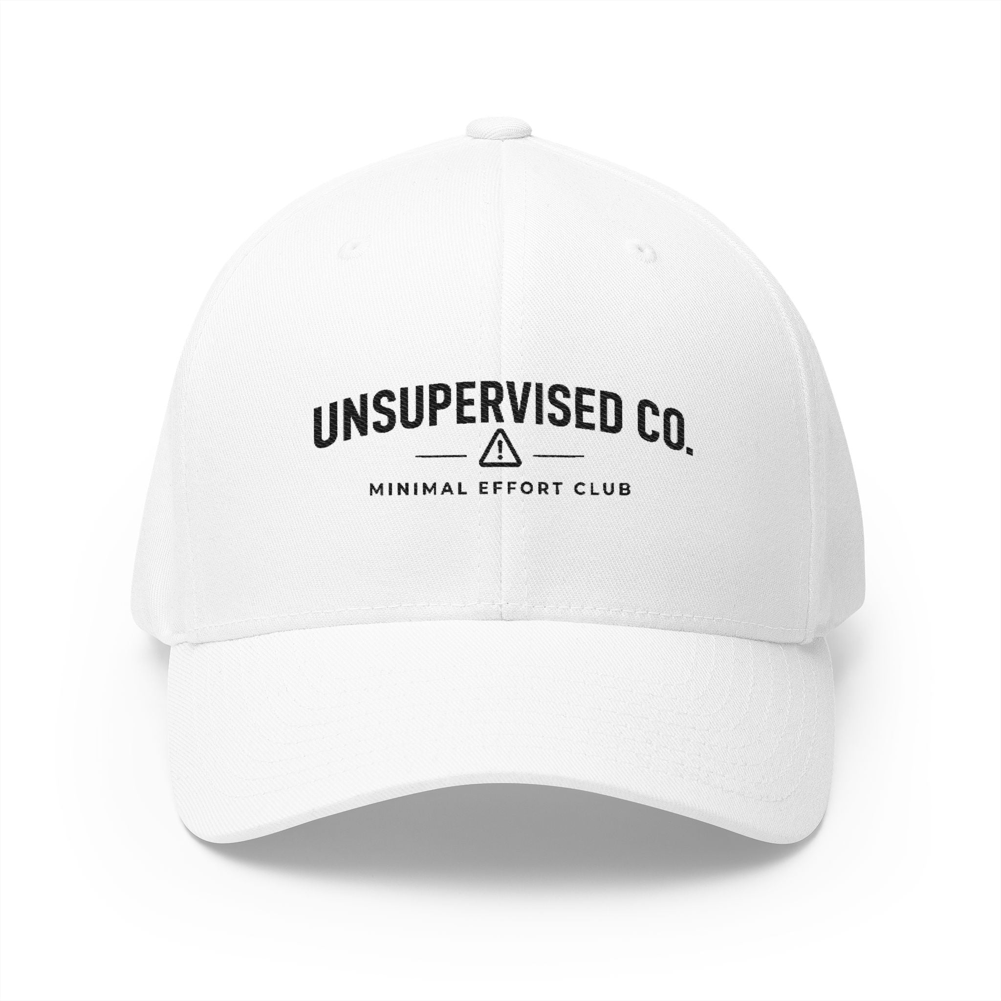 Embroidered 'UNSUPERVISED CO.' Structured Cap — Minimal Effort Club Hat