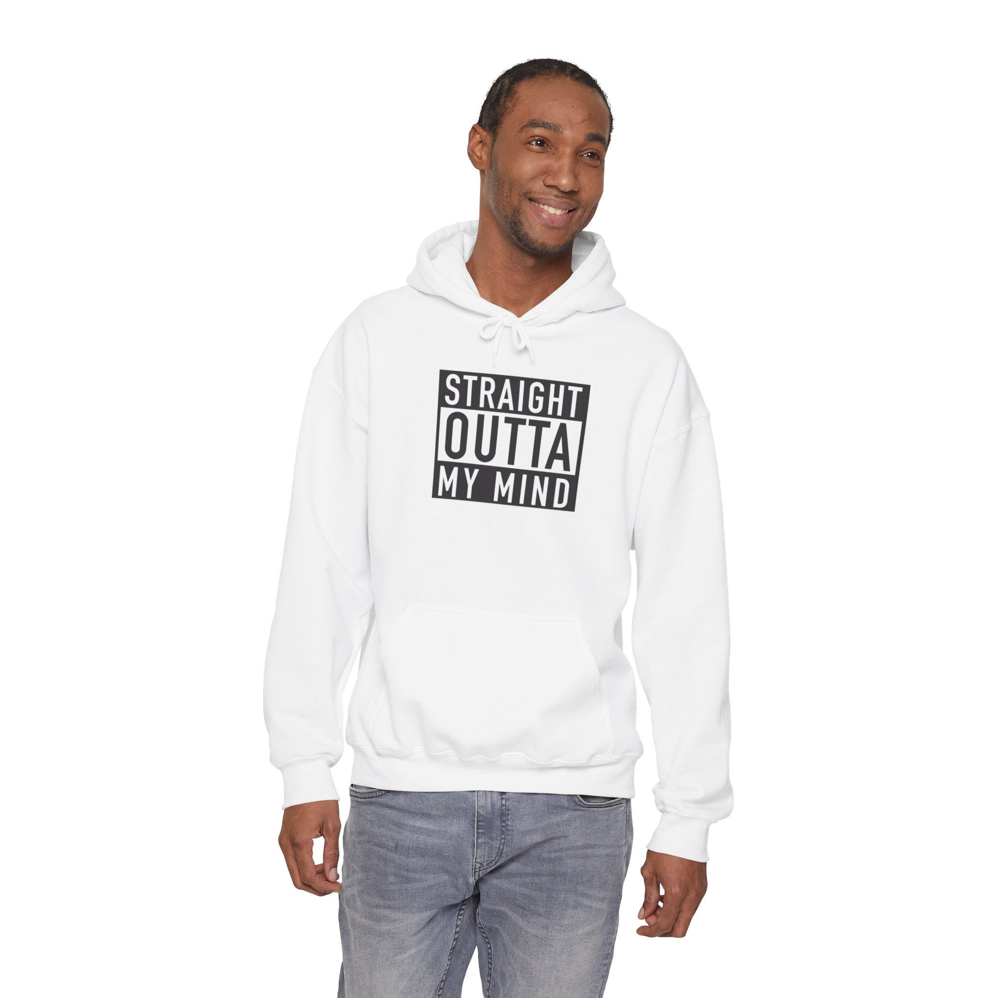 Hoodie — “Straight Outta My Mind” Graphic Pullover