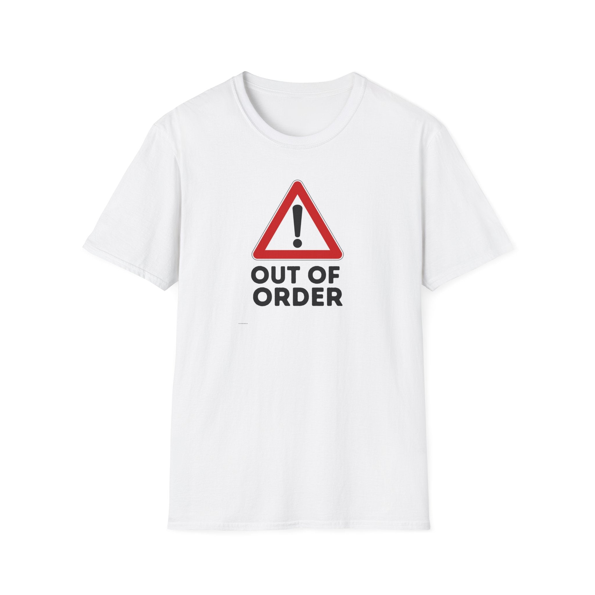 Hazardy "Out of Order" Warning Sign Tee — Hazardy Back
