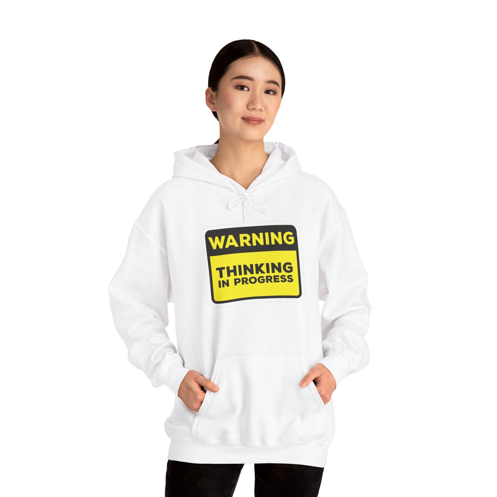 Hazardy "Thinking In Progress" Pullover Hoodie — Black