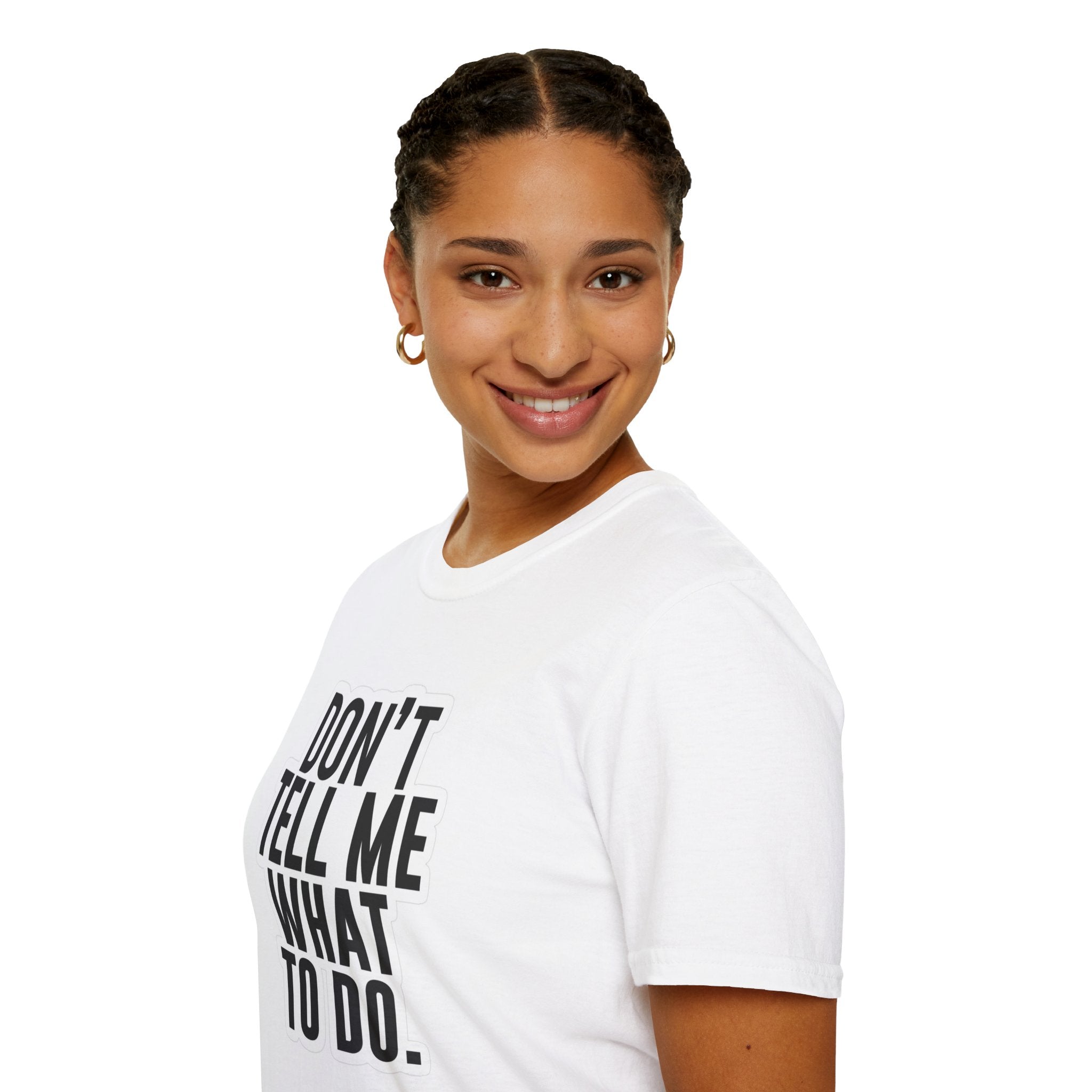 Hazardy "Don't Tell Me What To Do" Bold Statement Tee — Hazardy Back