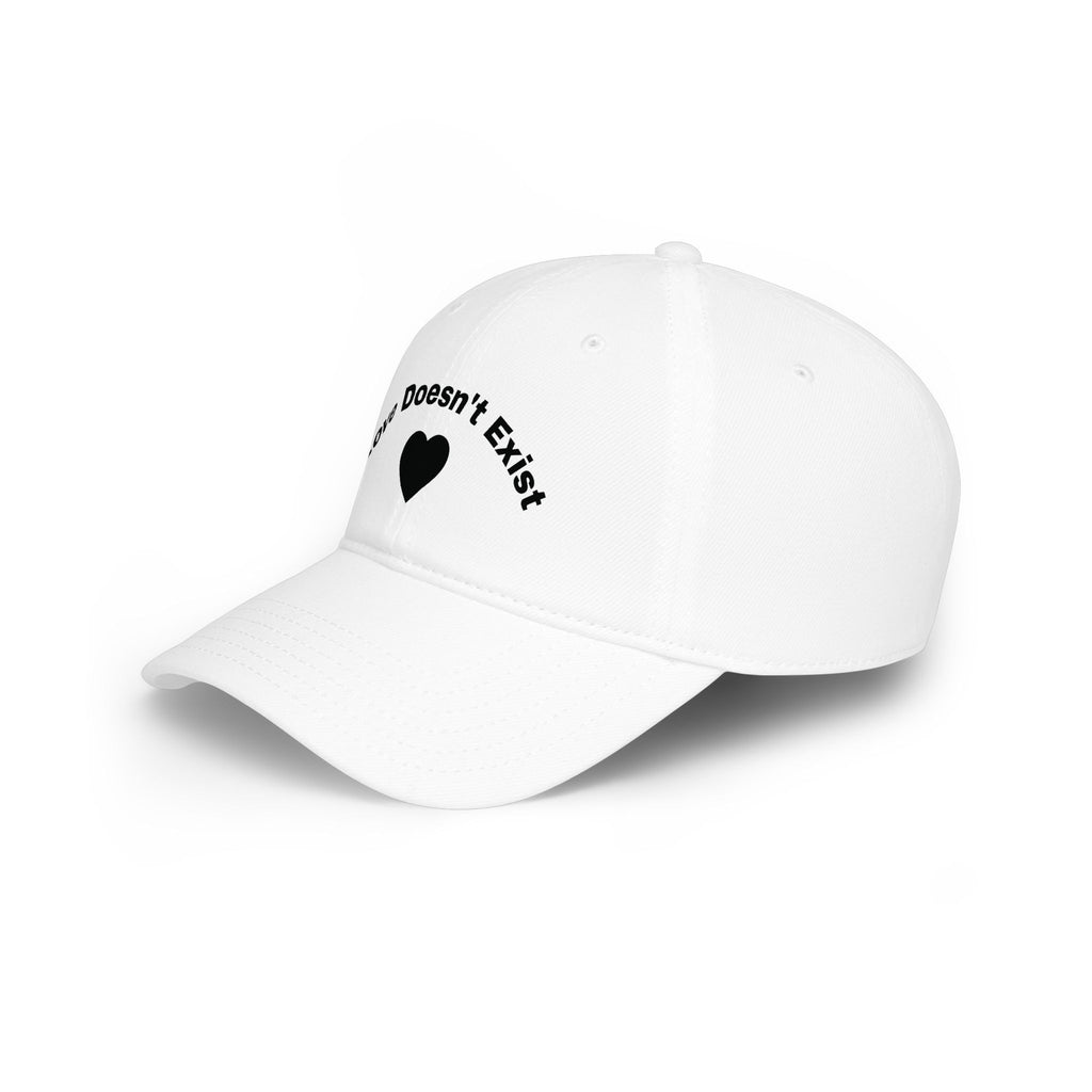 Hazardy "Love Doesn't Exist" Heart Dad Hat — Black