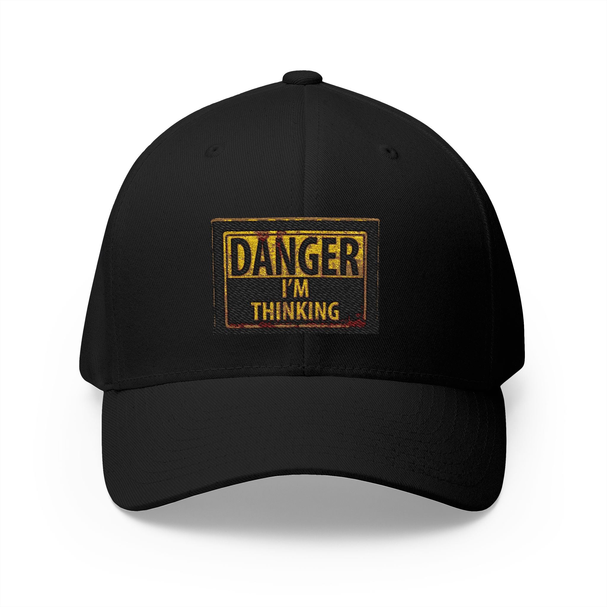 Embroidered 'Danger I'm Thinking' Structured Cap