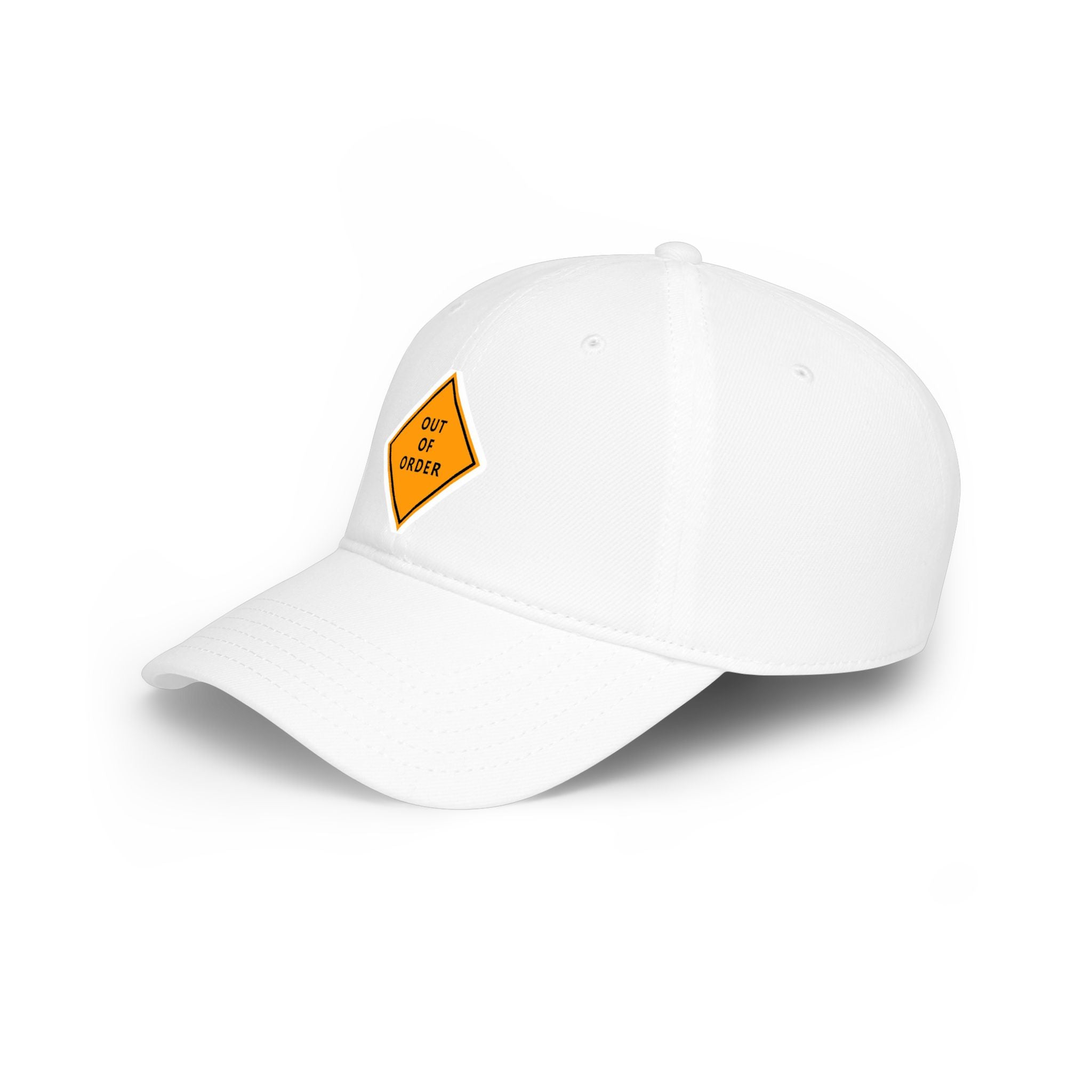 Low Profile Cap - "Out of Order" Diamond Sign Baseball Hat