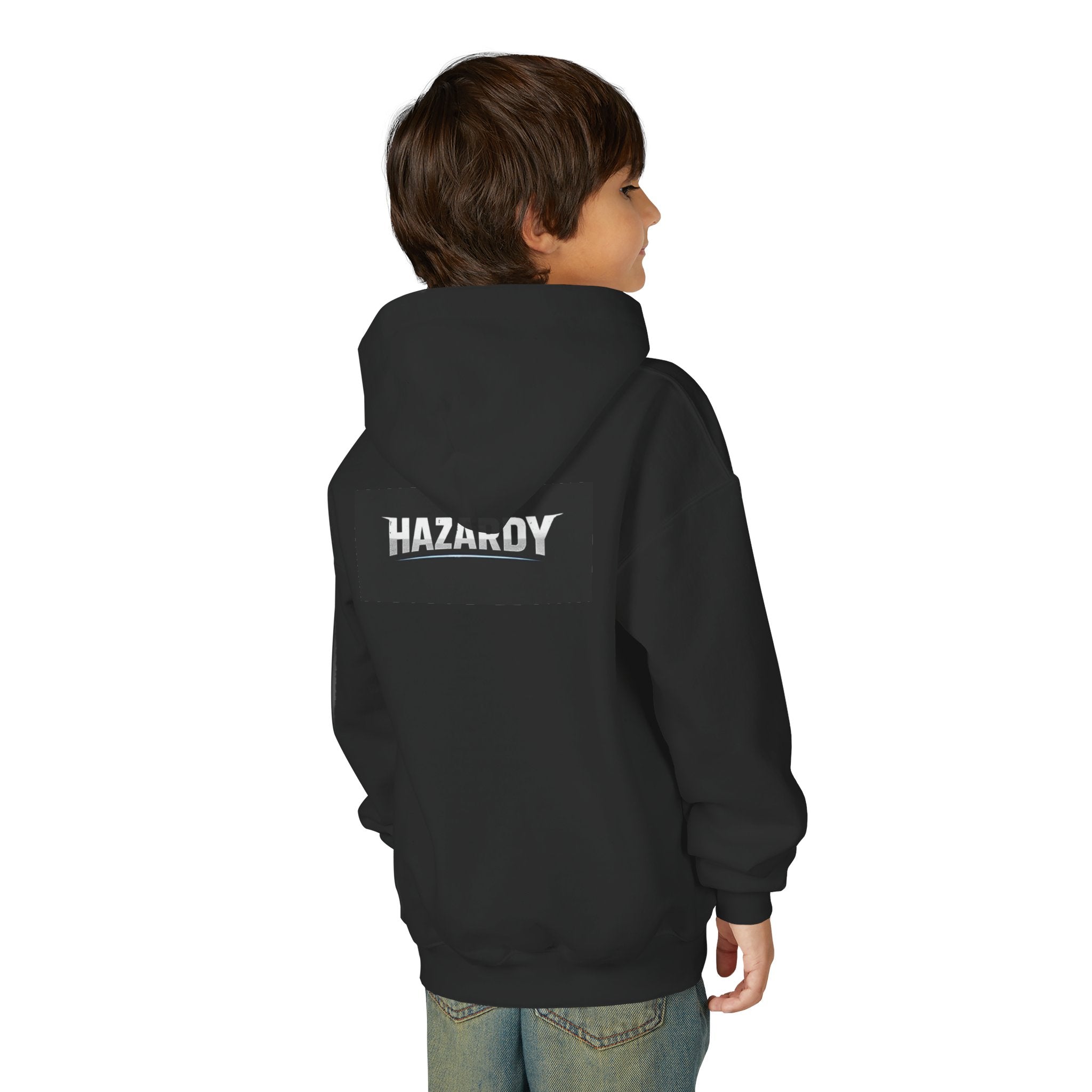 Hazardy Youth Heavy Blend Hoodie — Little Rebels, Big Energy