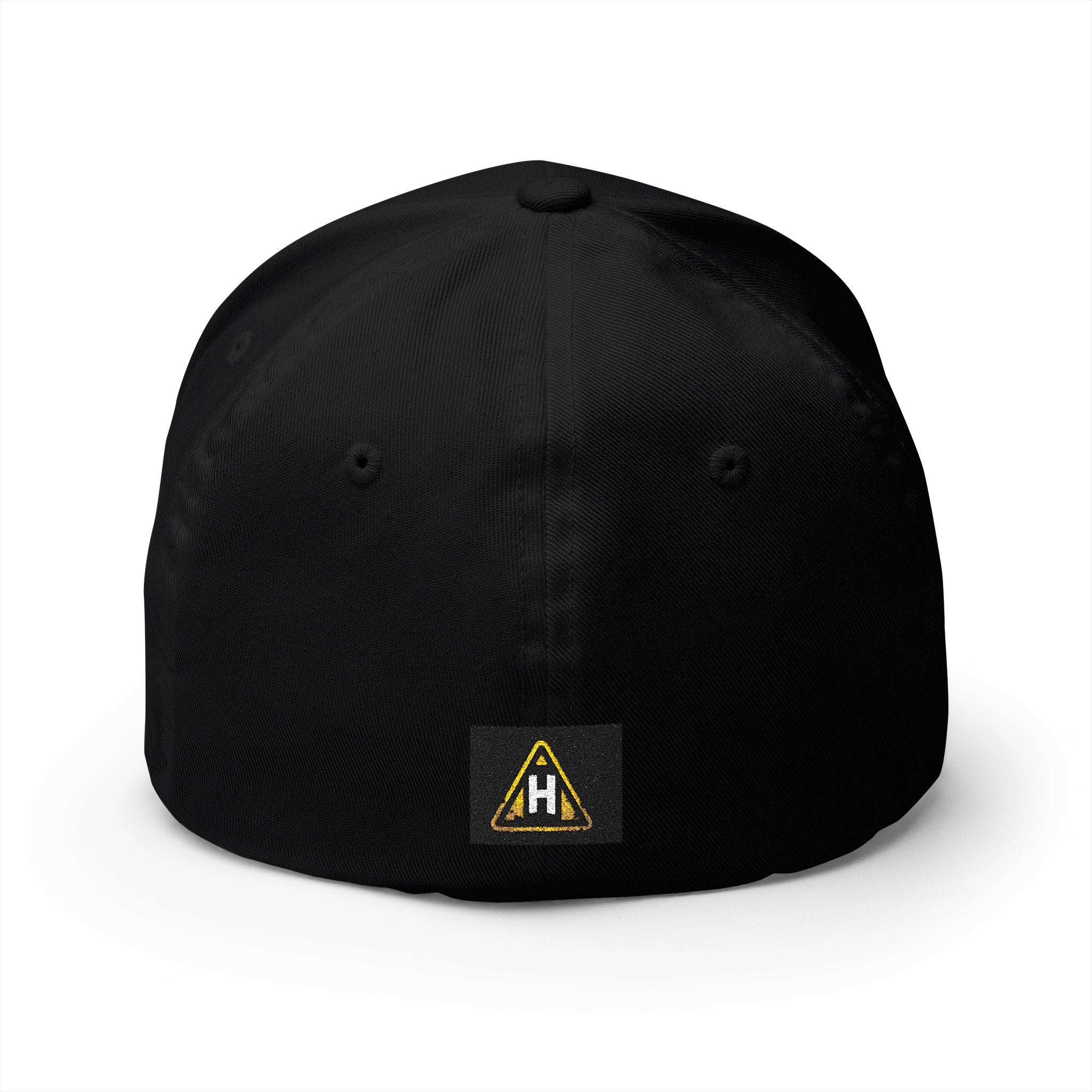 Hazardy "Security" Embroidered Cap — Black Structured Hat