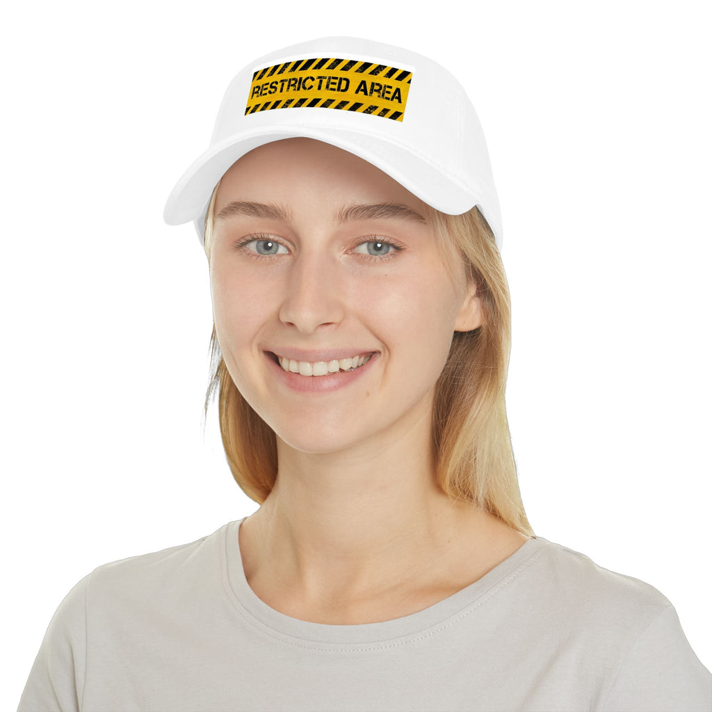 Restricted Area Cap — Warning Tape Low Profile Baseball Hat