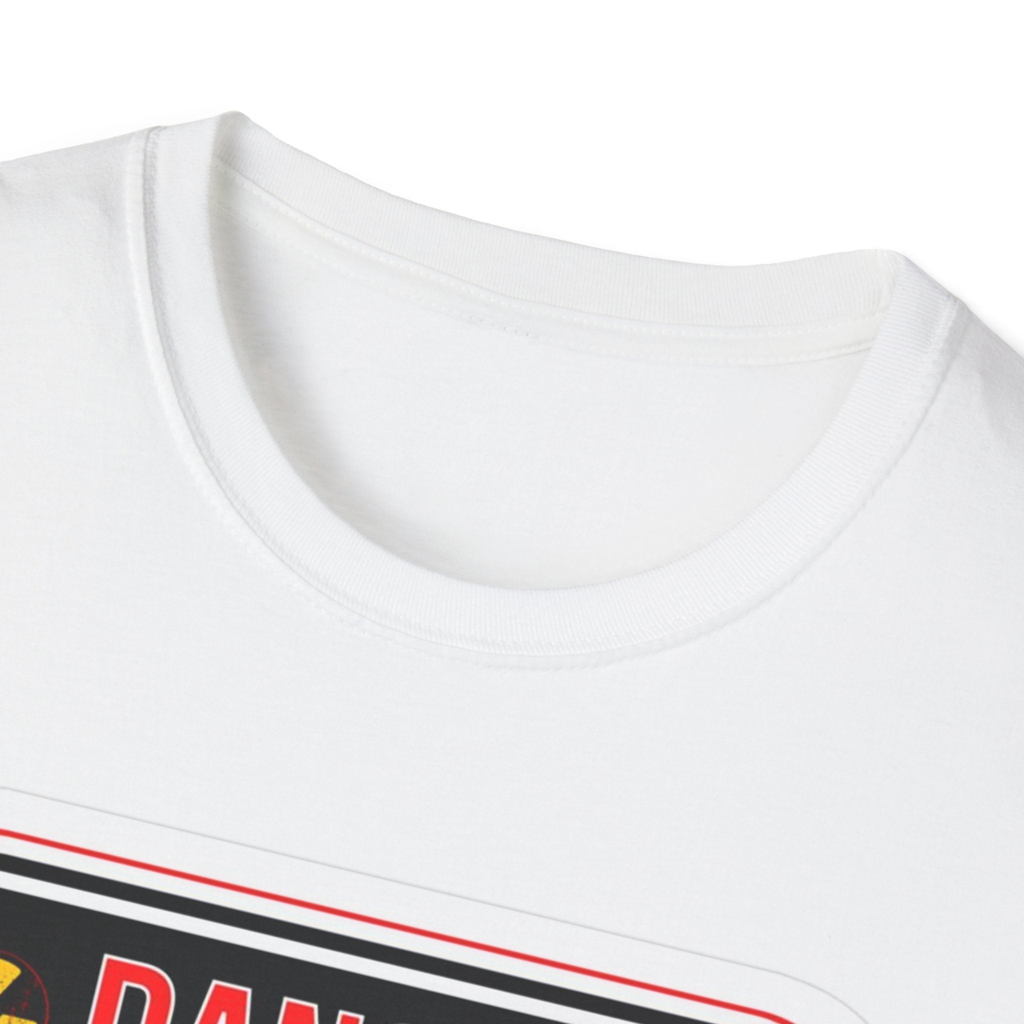 T-Shirt — "Danger: Look Both Ways Before You Cross Me" Graphic Tee