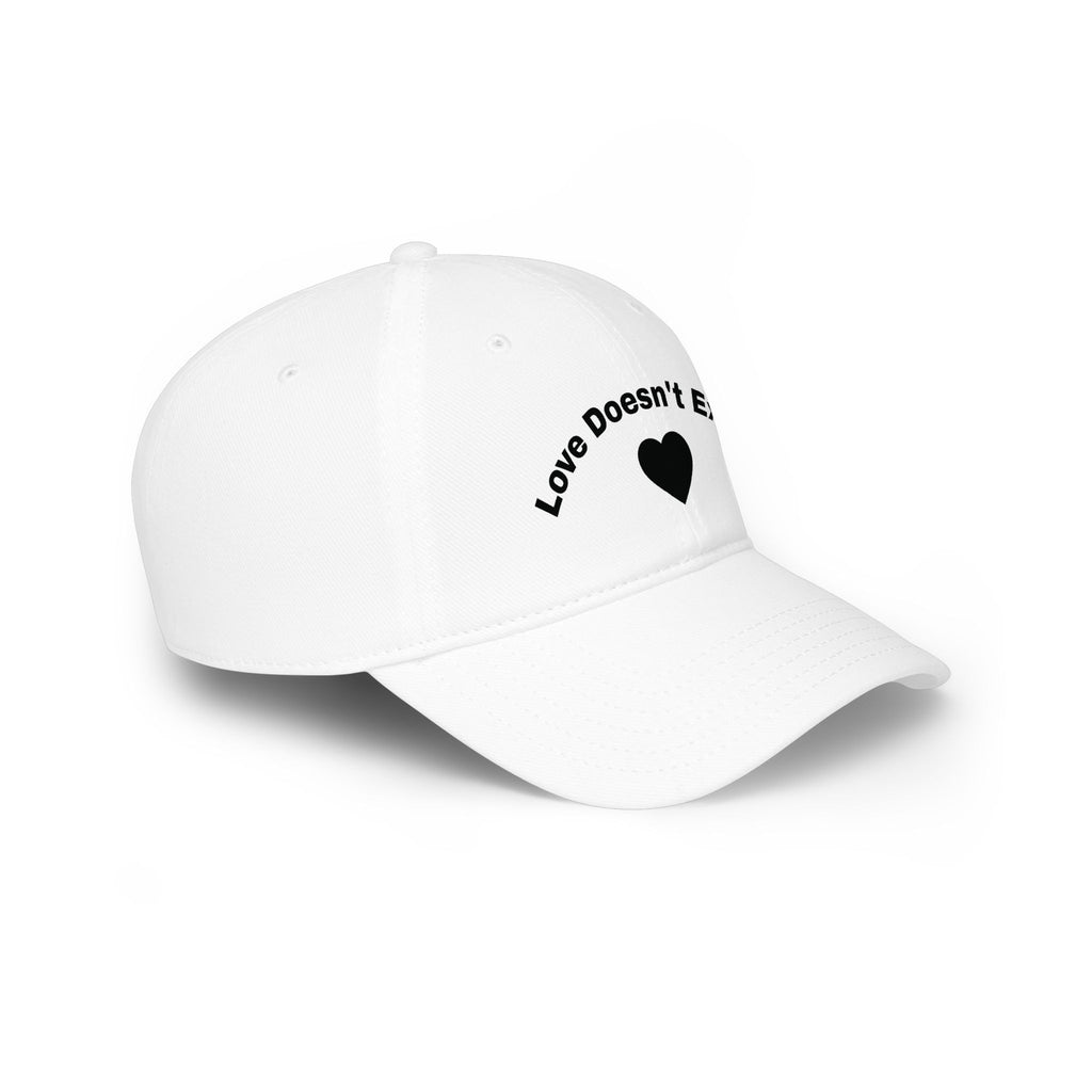 Hazardy "Love Doesn't Exist" Heart Dad Hat — Black