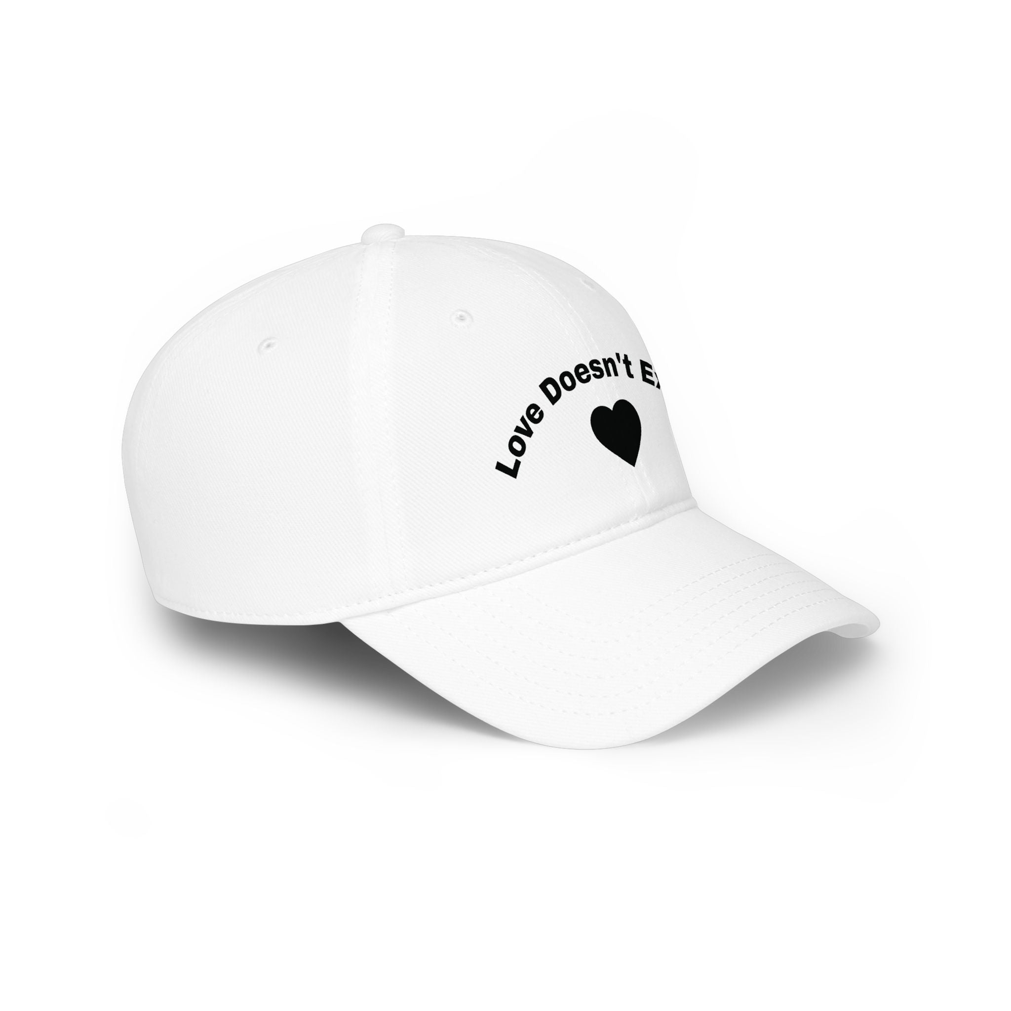 Hazardy "Love Doesn't Exist" Heart Dad Hat — Black