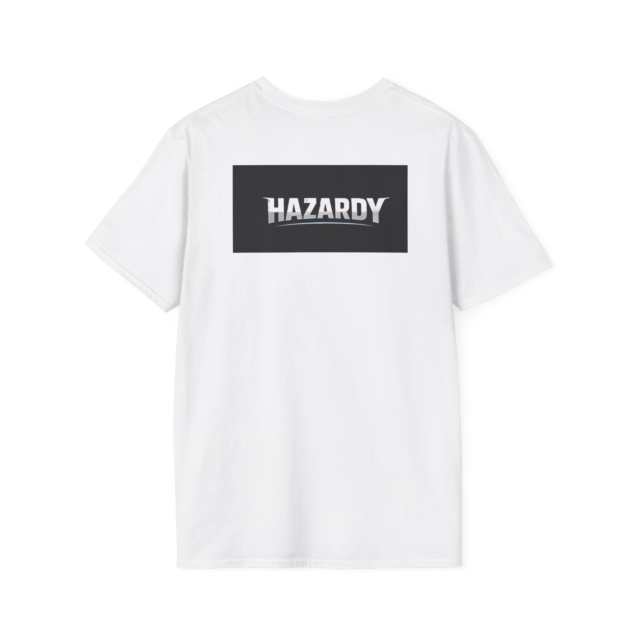 Hazardy "Warning: I Do Stupid Shit" Hazard Text Graphic Tee