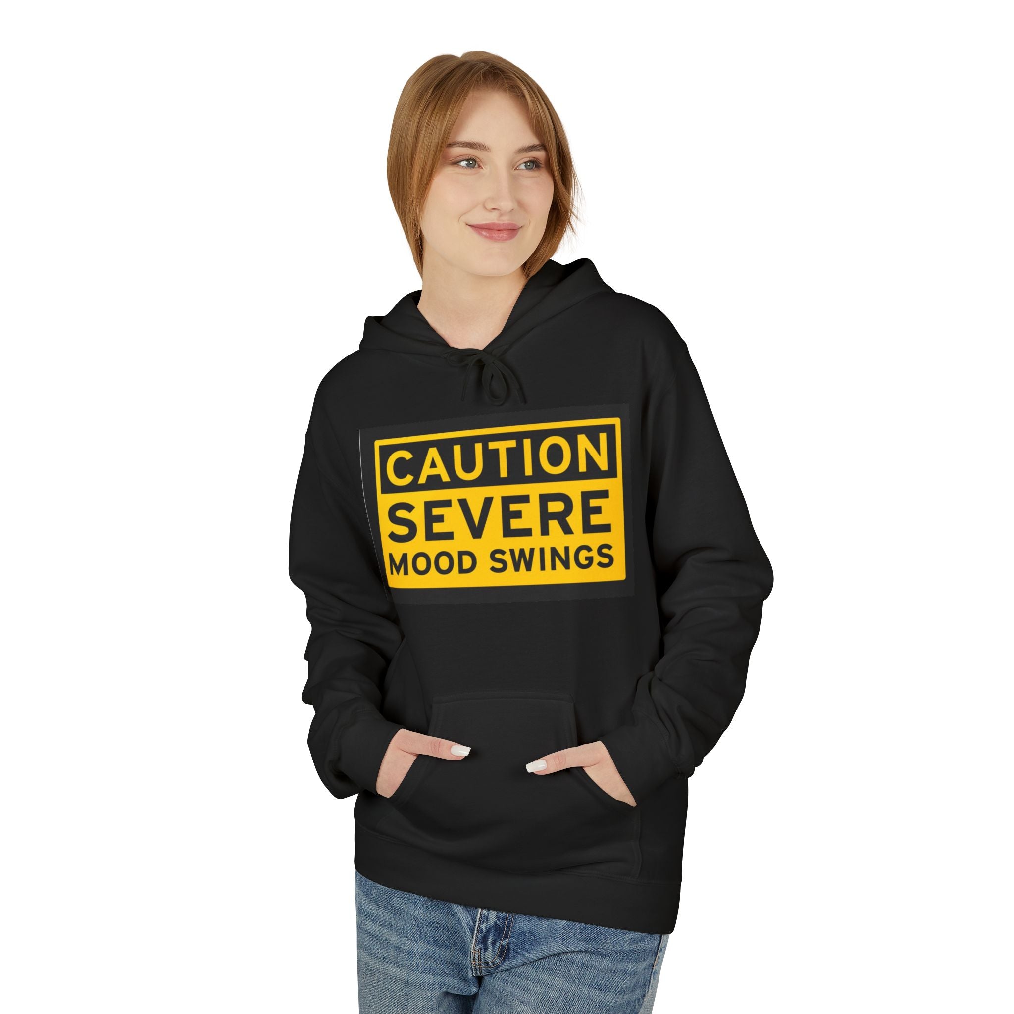 Hazardy "Caution: Mood Swings" Hoodie — Wear Your Warning Label