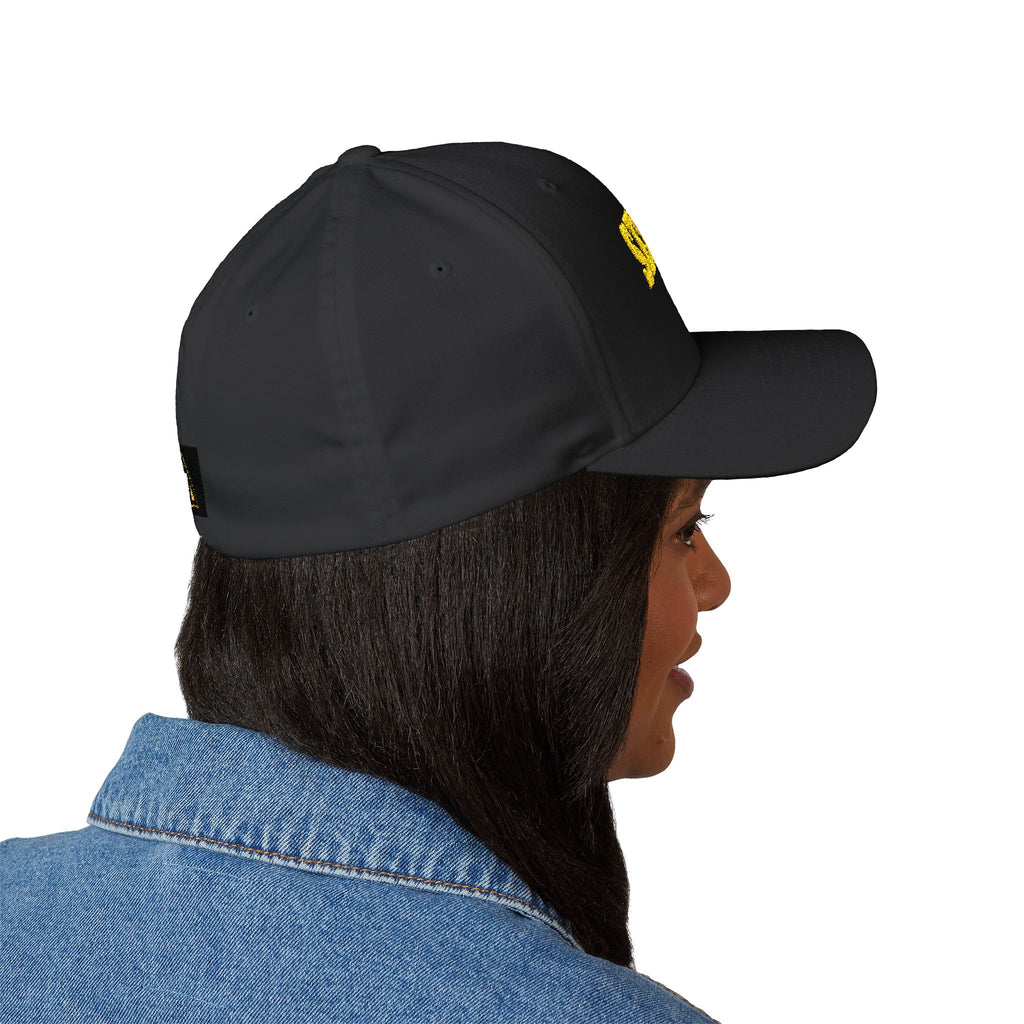 Hazardy "Security" Embroidered Cap — Black Structured Hat