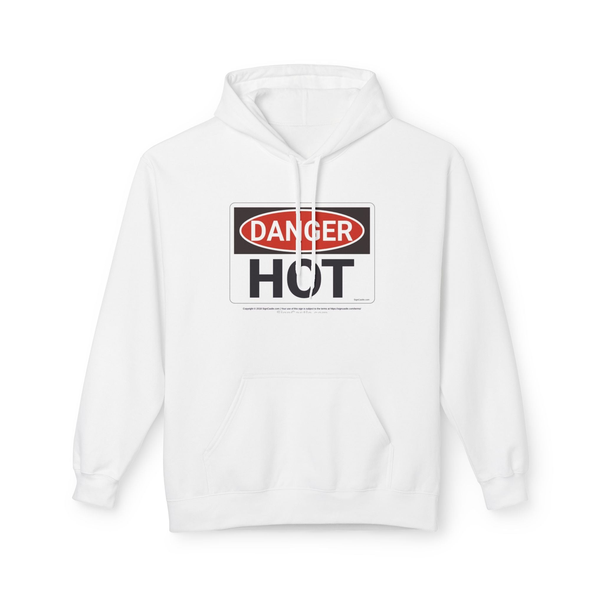 Hazardy Unisex Midweight Softstyle Fleece Hoodie — Wear Your Warning Label