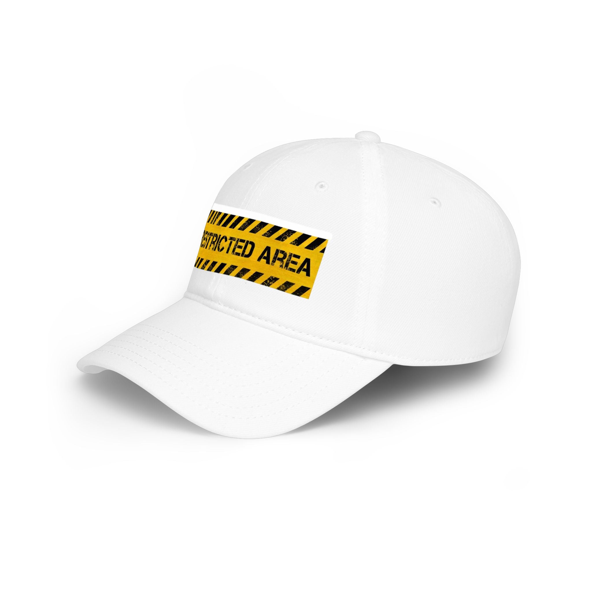 Restricted Area Cap — Warning Tape Low Profile Baseball Hat