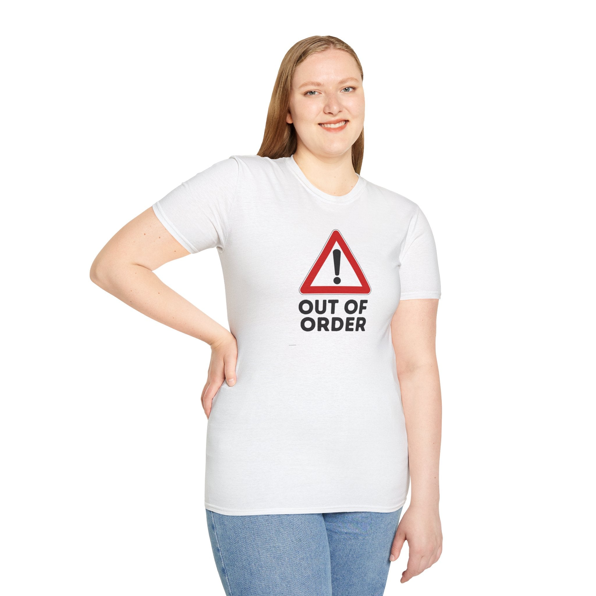 Hazardy "Out of Order" Warning Sign Tee — Hazardy Back