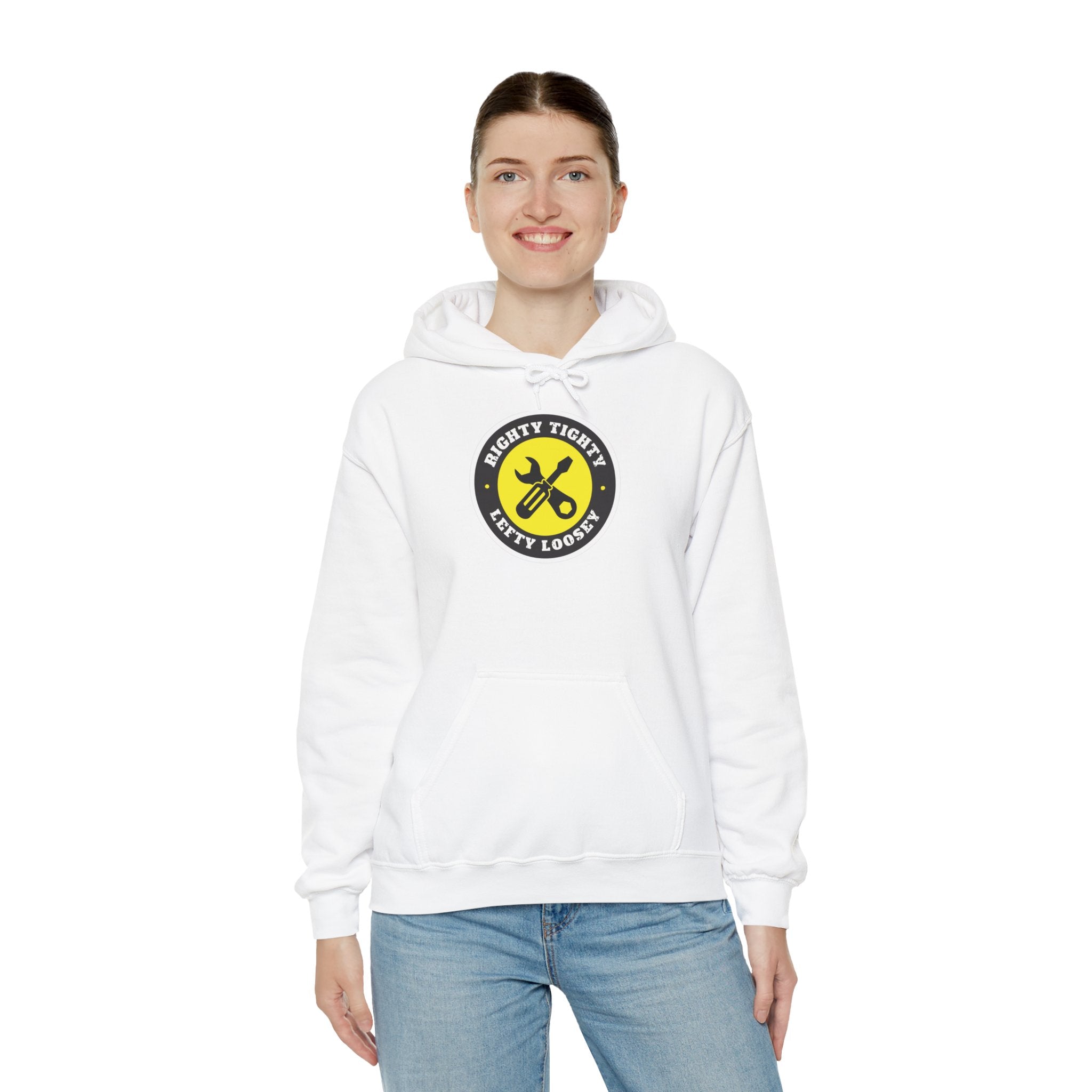 Hazardy "Righty Tighty Lefty Loosey" Pullover Hoodie — Black