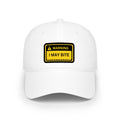 Hazardy "I May Bite" Warning Hat — Low Profile Baseball Cap