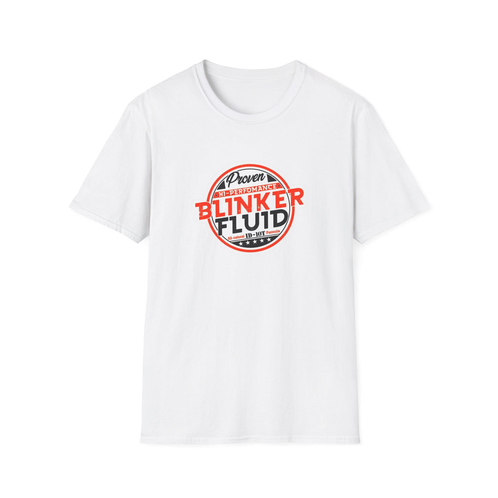 Hazardy "Blinker Fluid" Vintage Logo Tee — Retro Mechanic