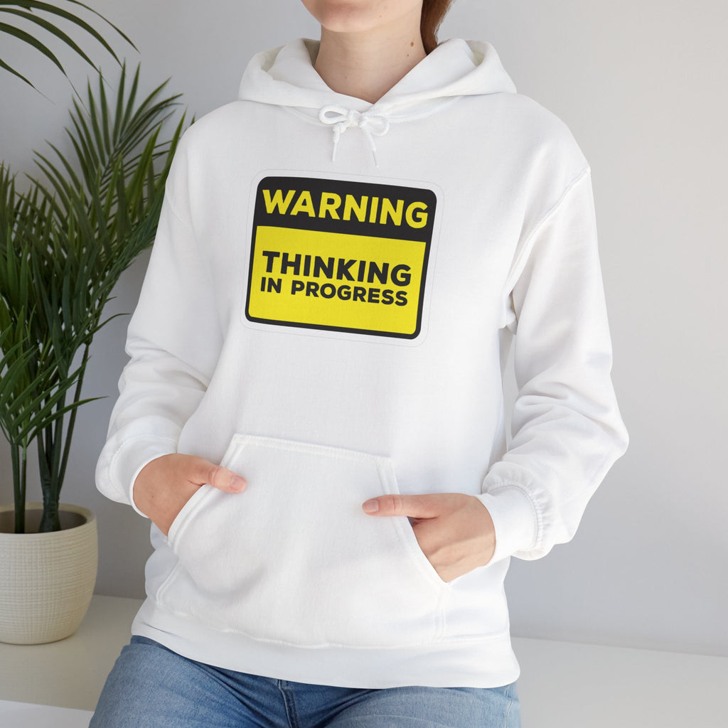 Hazardy "Thinking In Progress" Pullover Hoodie — Black