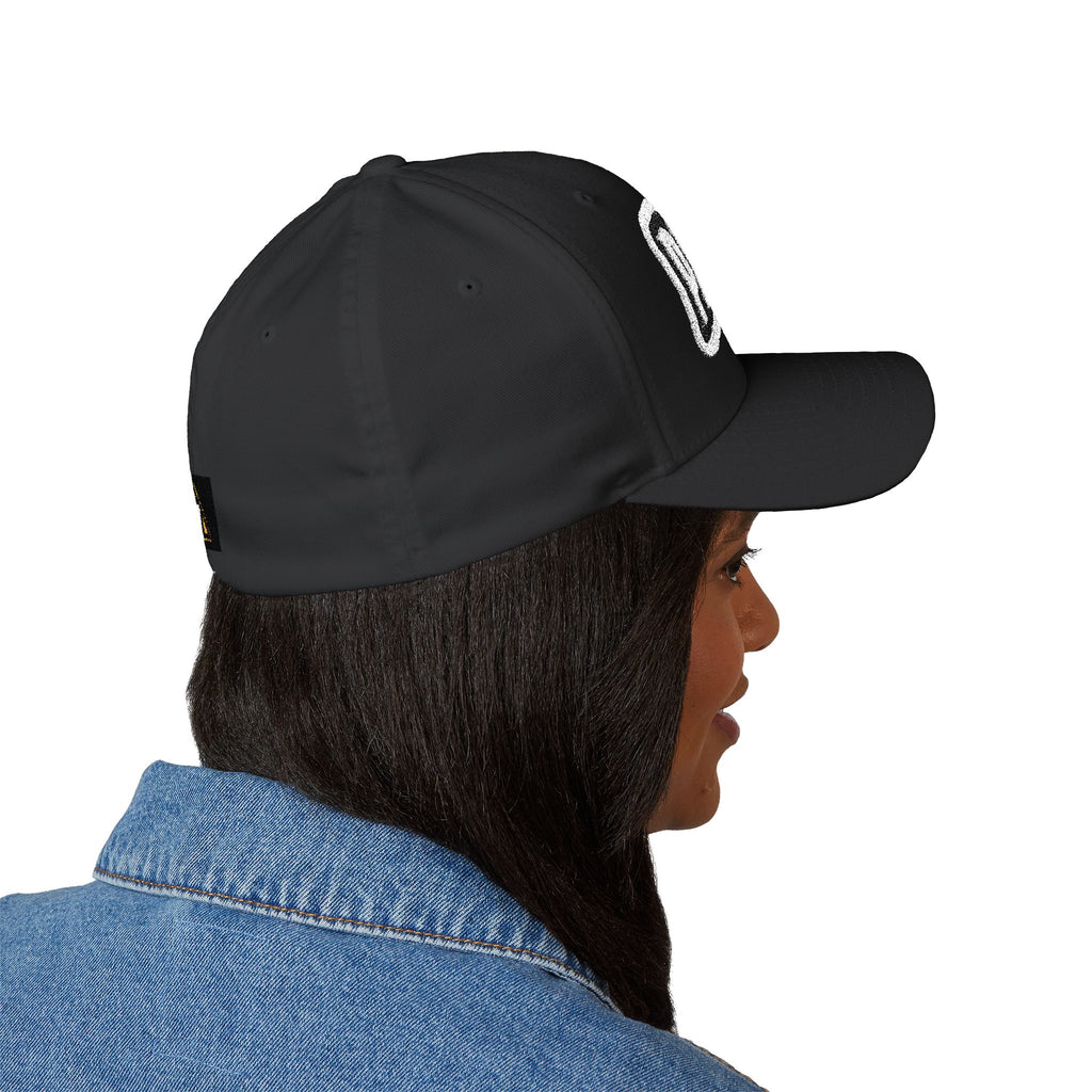 Embroidered 'Pay Me' Patch Cap — Structured Closed-Back Baseball Hat