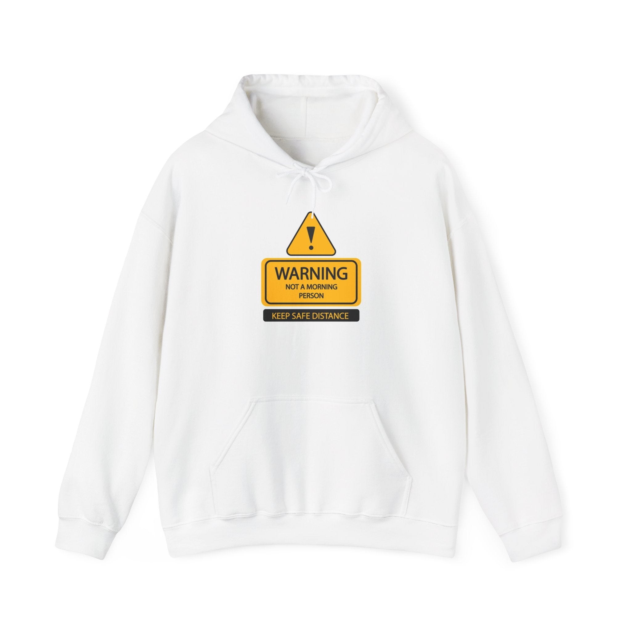 Hazardy "Not A Morning Person" Pullover Hoodie — Black