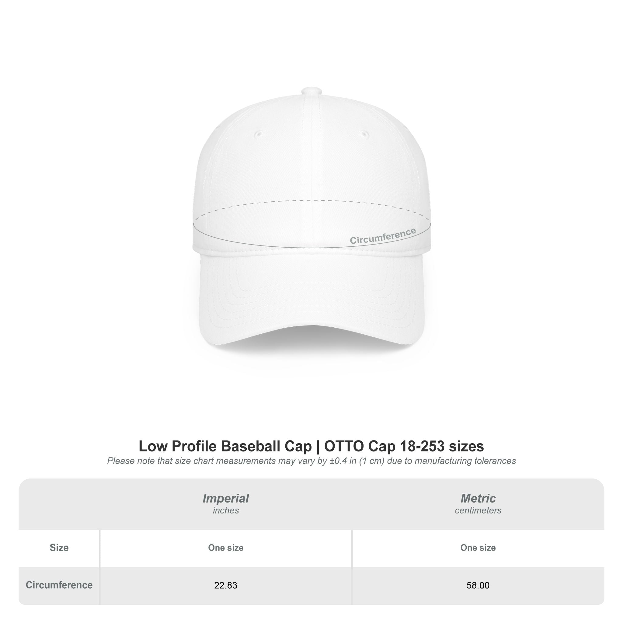 Hazardy "I May Bite" Warning Hat — Low Profile Baseball Cap