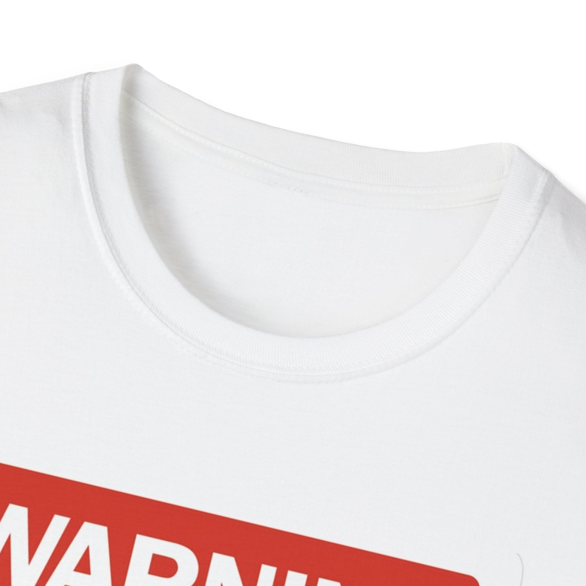 Hazardy "Warning: I Do Stupid Shit" Hazard Text Graphic Tee
