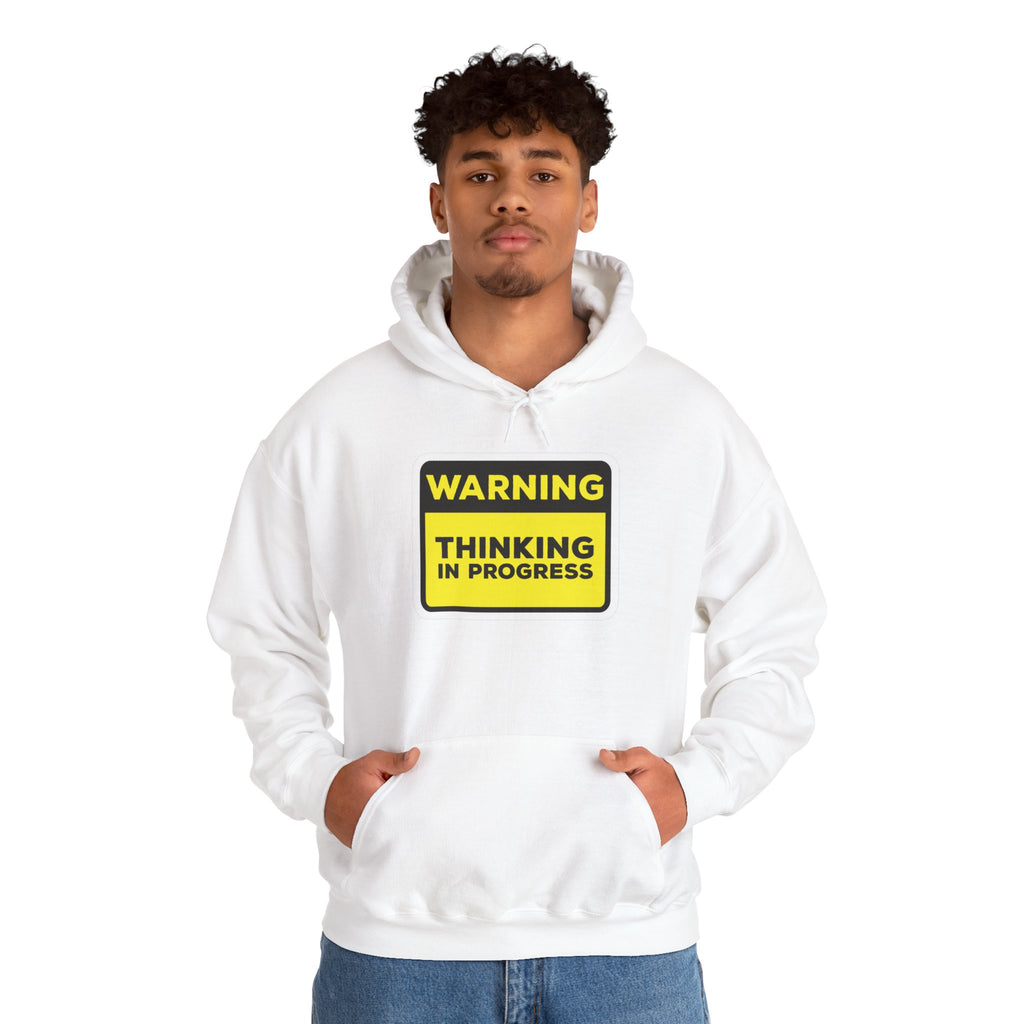 Hazardy "Thinking In Progress" Pullover Hoodie — Black