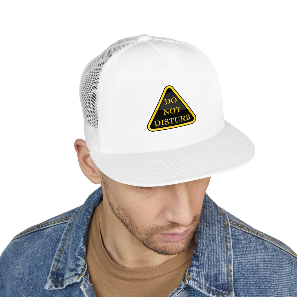 Hazardy "Do Not Disturb" Trucker Cap — Black