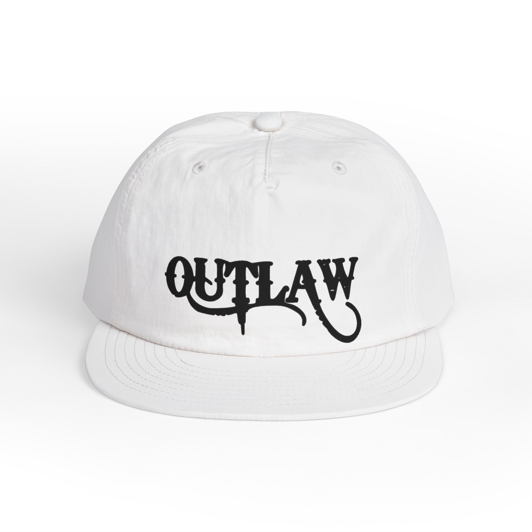Hazardy~Outlaw Surf Cap — Vintage Script Logo Beach Hat