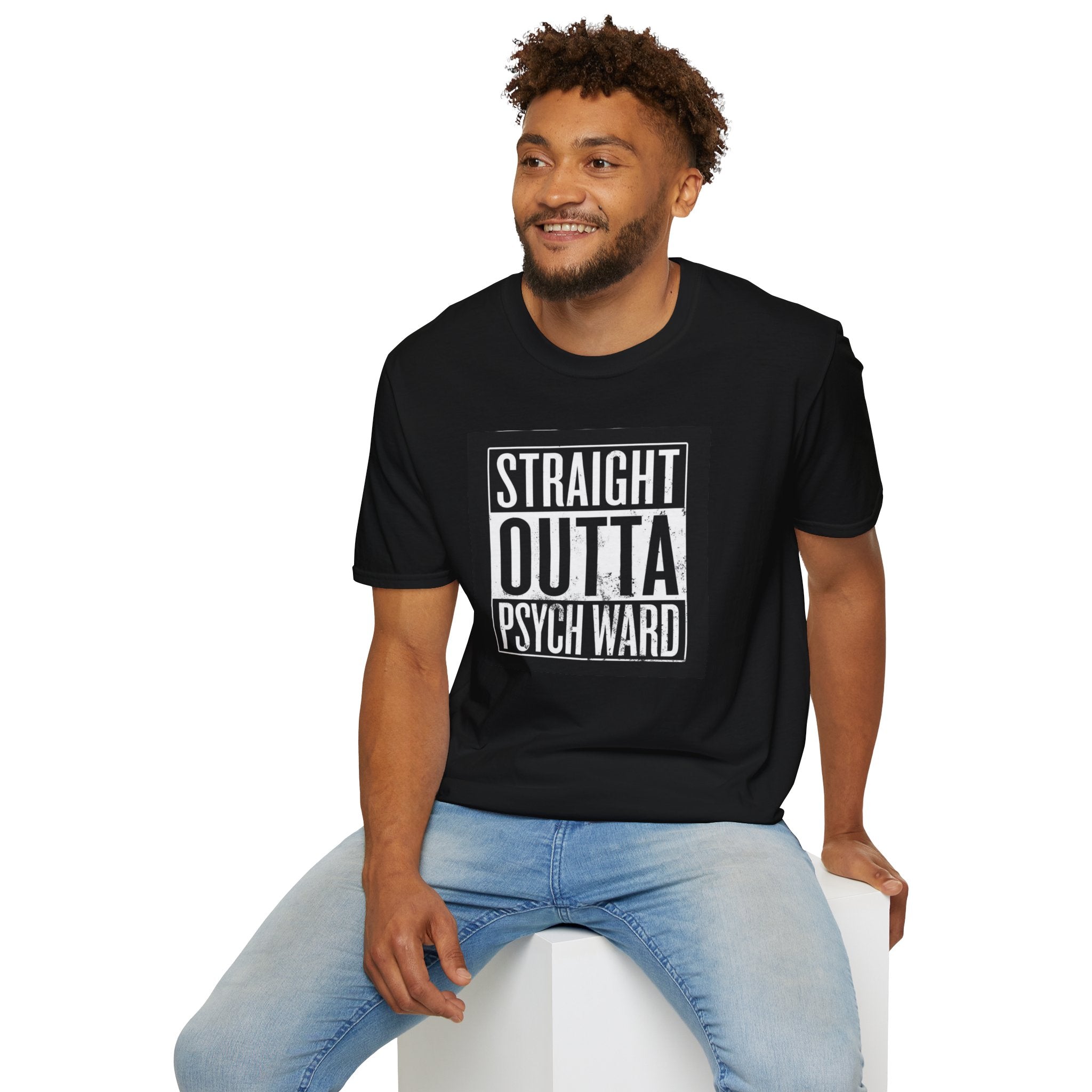 Hazardy "Straight Outta Psych Ward" Graphic Tee