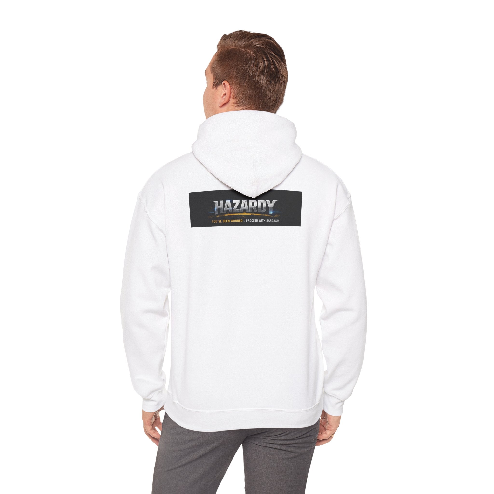 Hazardy "Righty Tighty Lefty Loosey" Pullover Hoodie — Black