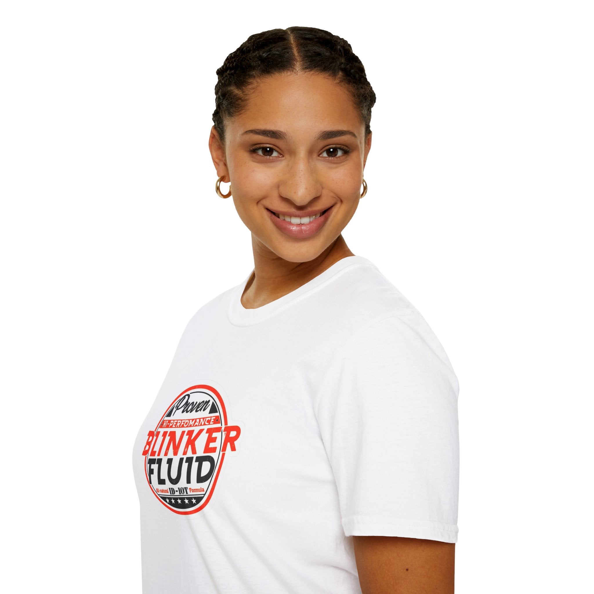 Hazardy "Blinker Fluid" Vintage Logo Tee — Retro Mechanic