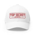 Top Secret Embroidered Cap - 'CONFIDENTIAL' Vintage Stamp Hat