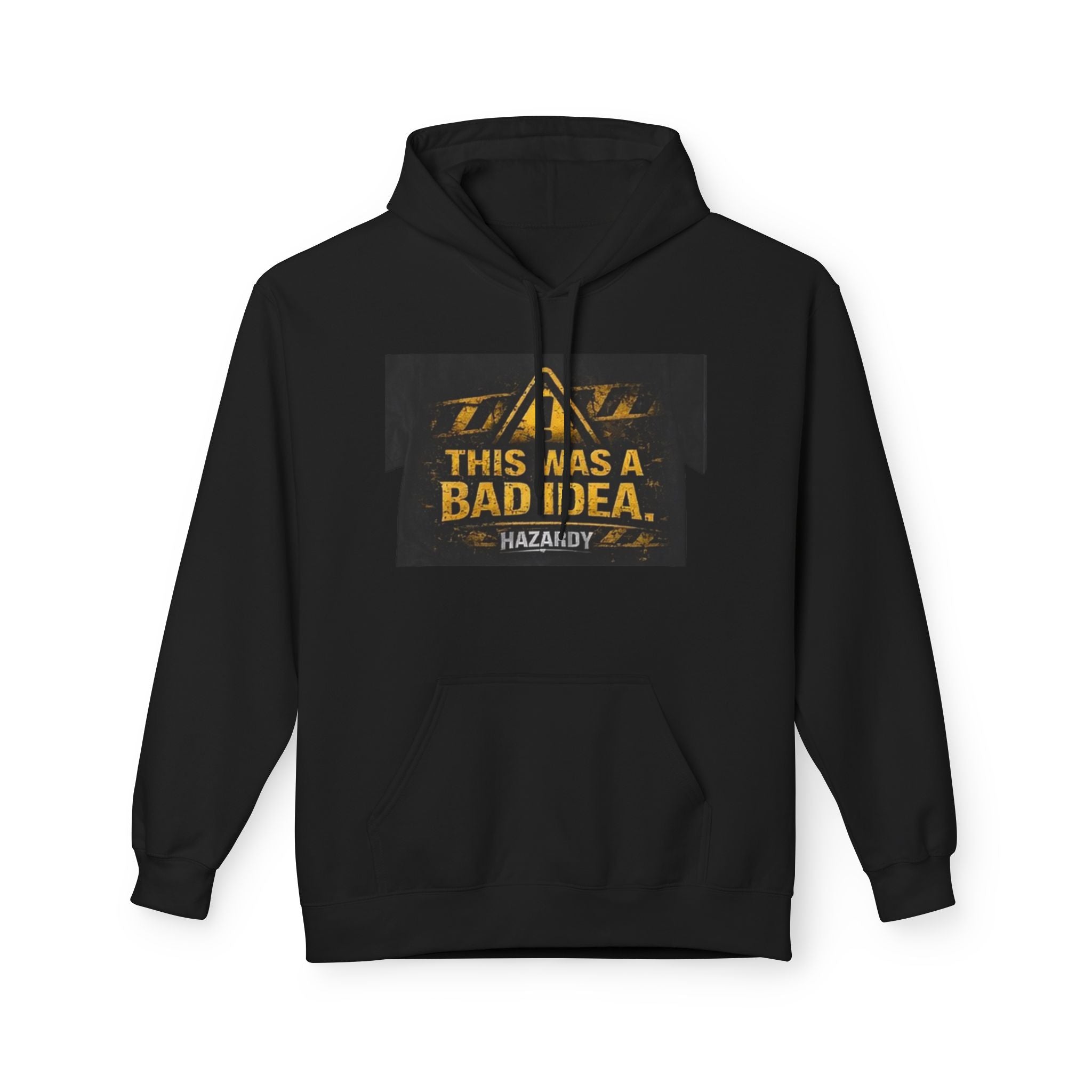 Hazardy Unisex Midweight Softstyle Fleece Hoodie — Lightweight Grungewear