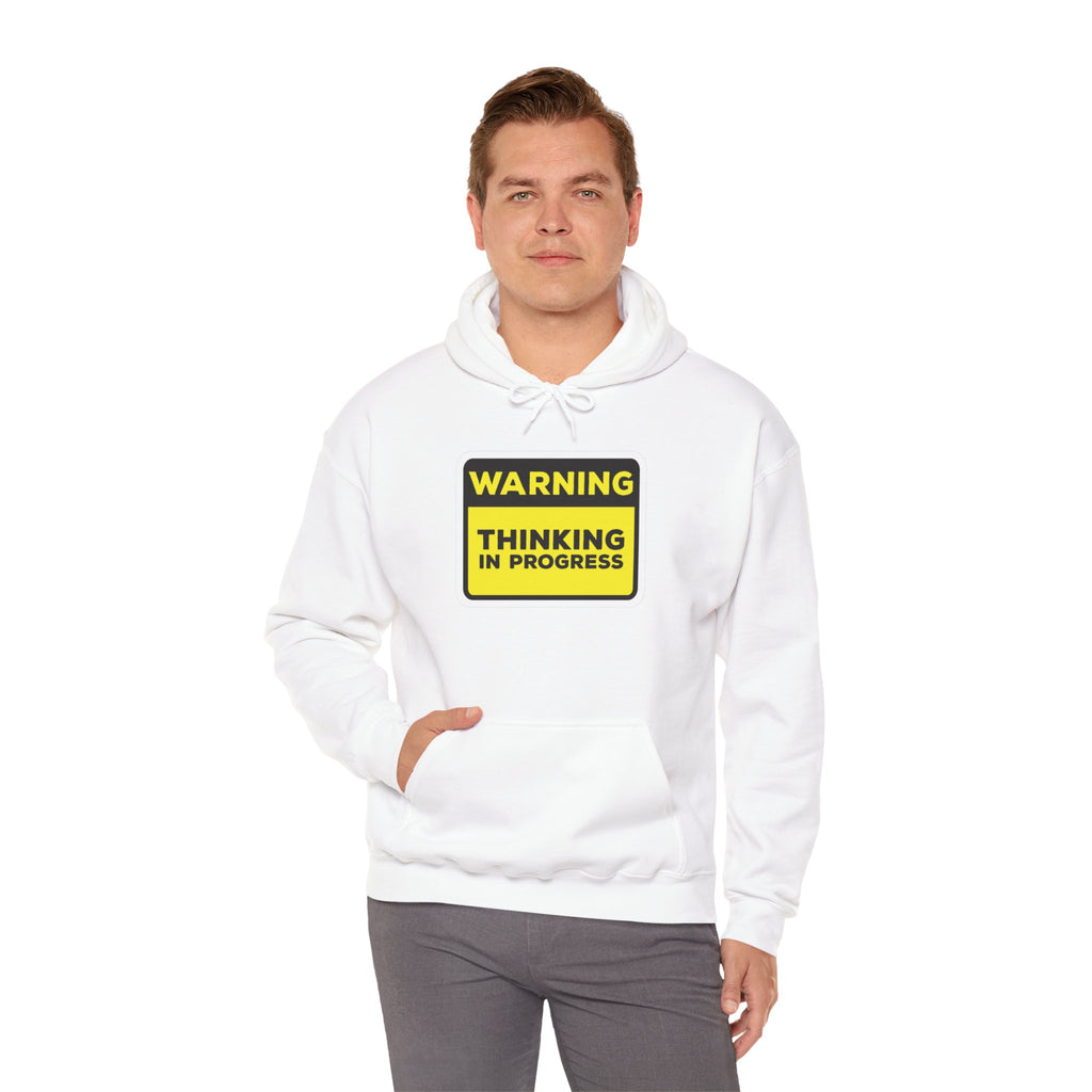 Hazardy "Thinking In Progress" Pullover Hoodie — Black