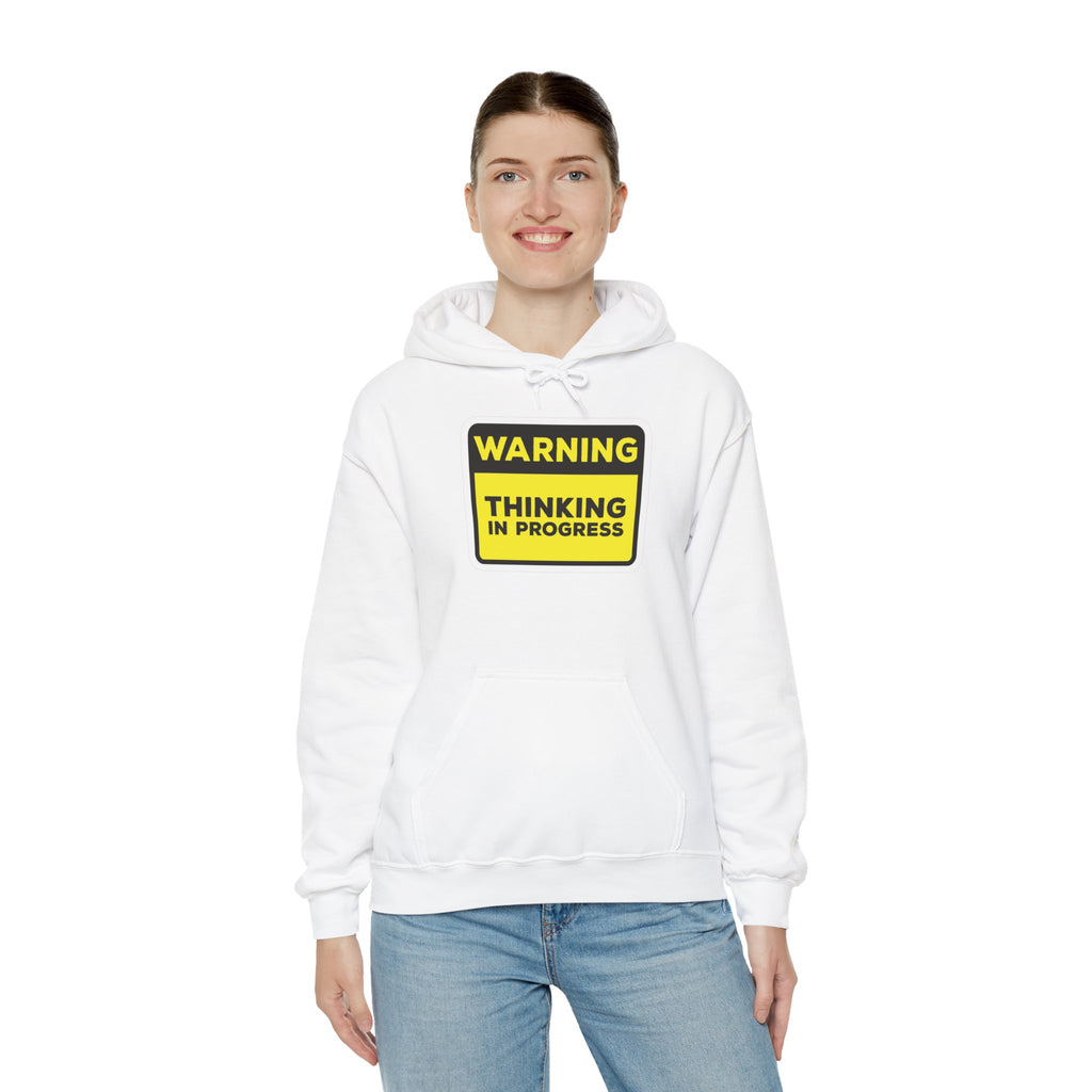 Hazardy "Thinking In Progress" Pullover Hoodie — Black