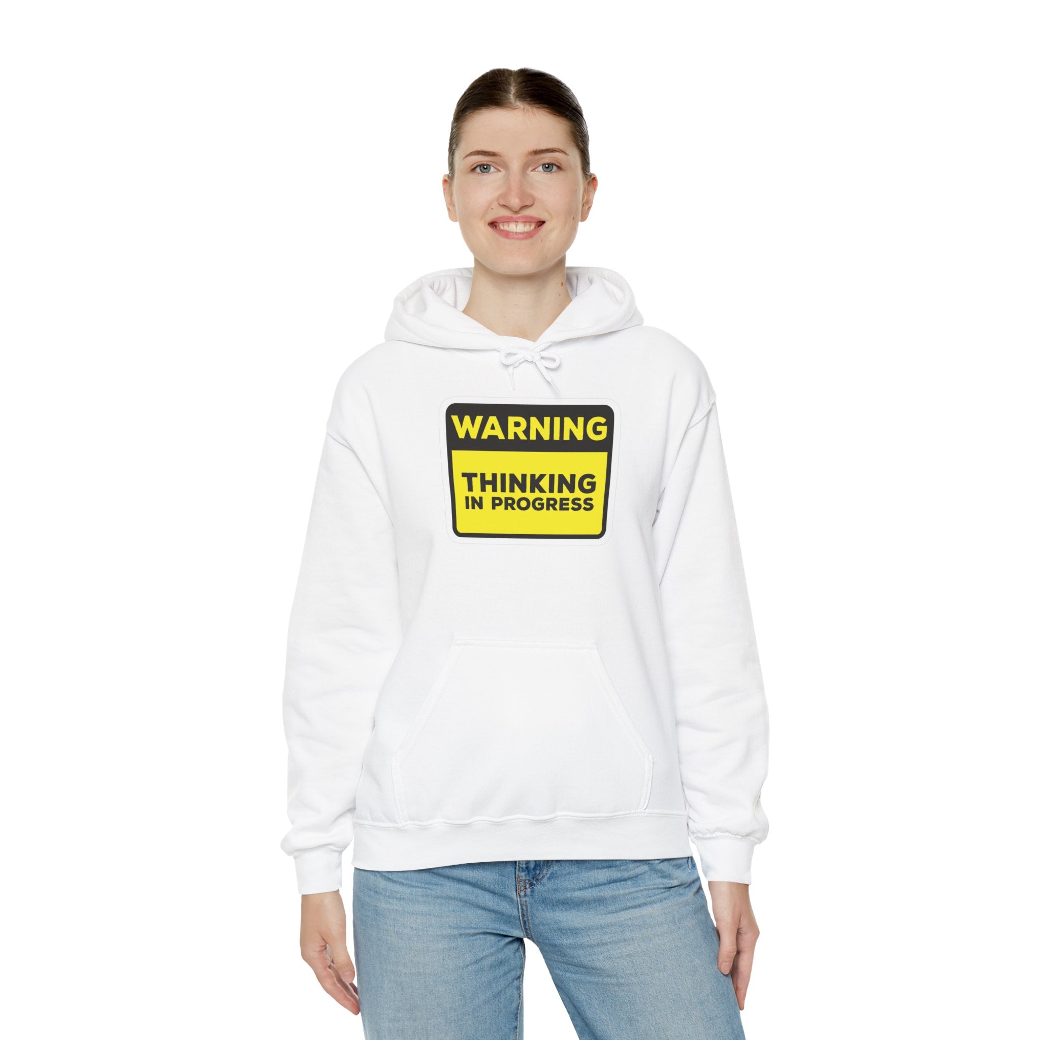 Hazardy "Thinking In Progress" Pullover Hoodie — Black