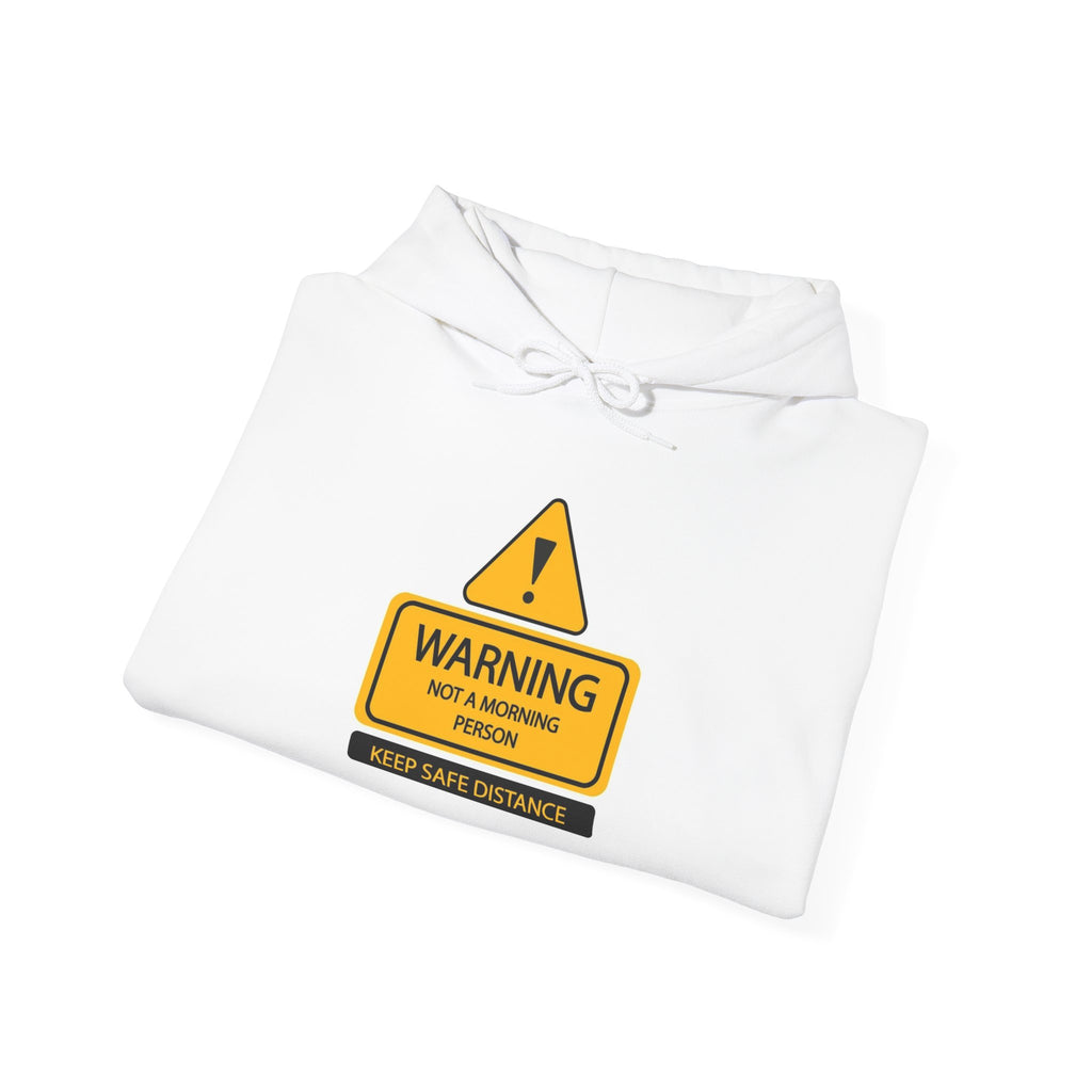 Hazardy "Not A Morning Person" Pullover Hoodie — Black