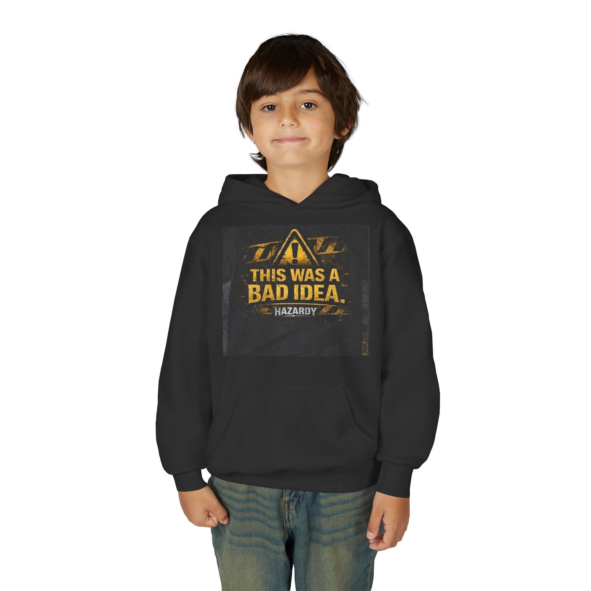 Hazardy Youth Heavy Blend Hoodie — Little Rebels, Big Energy