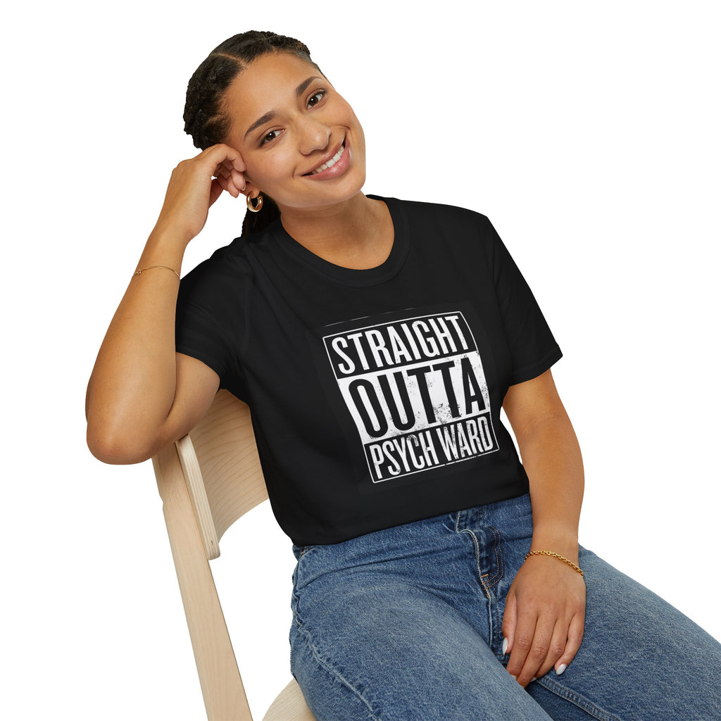 Hazardy "Straight Outta Psych Ward" Graphic Tee