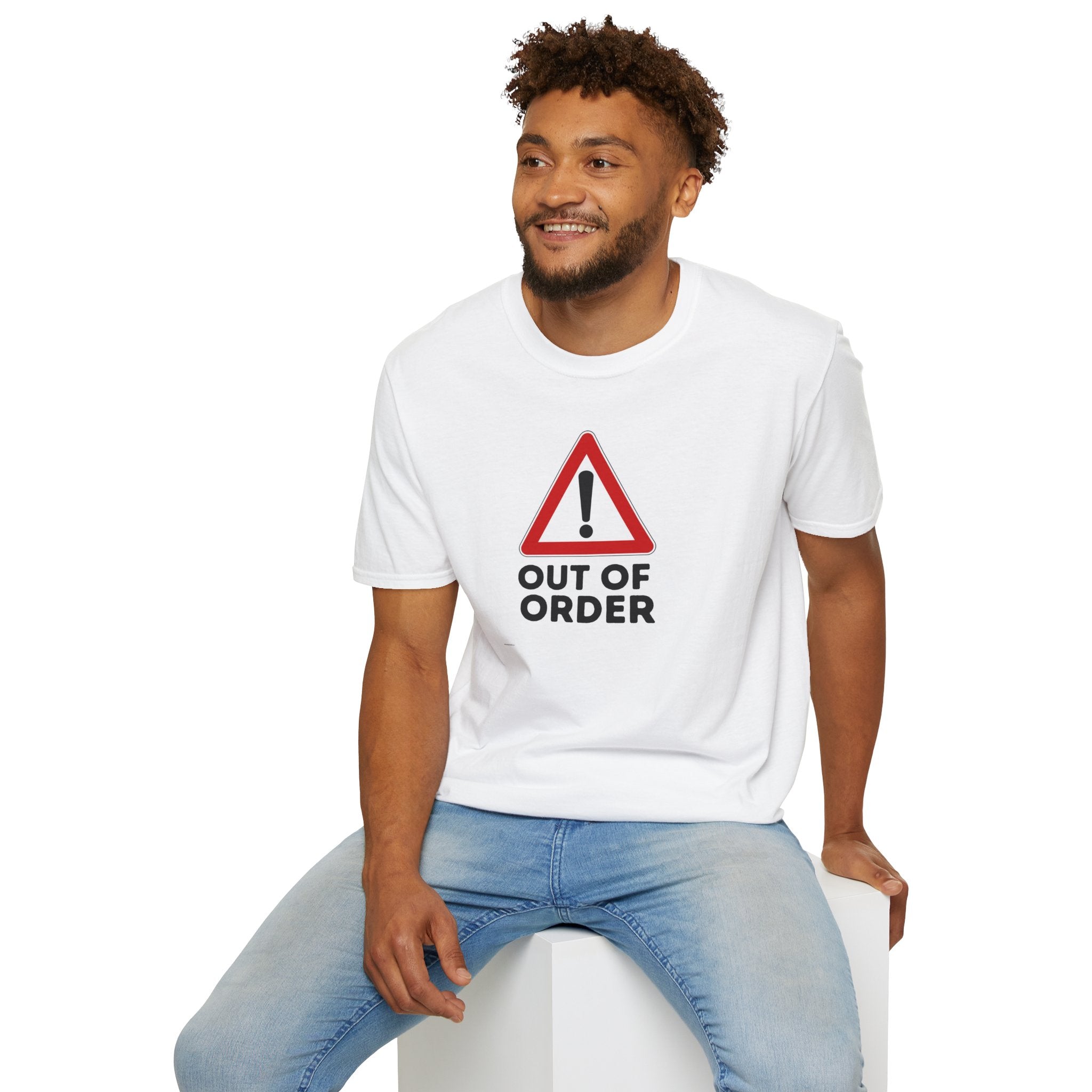 Hazardy "Out of Order" Warning Sign Tee — Hazardy Back
